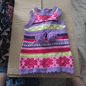 Crazy 8's Size 3-6Month Knit Dress, Very Cute, Good Condition